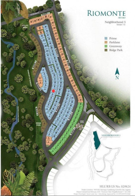 For Sale Prime 503 sqm Residential Lot in Riomonte, Nuvali, Calamba, Laguna
