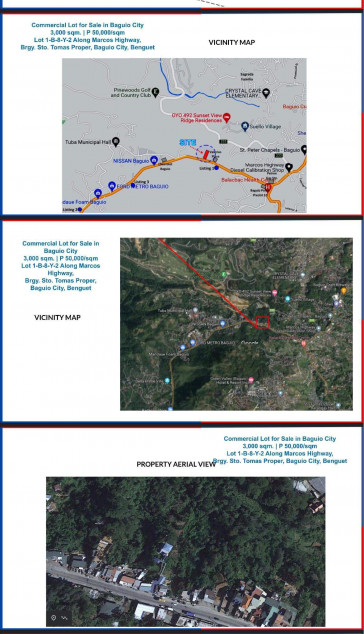 3000 SQM Commercial Lot In Baguio City For Sale
