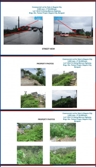 3000 SQM Commercial Lot In Baguio City For Sale