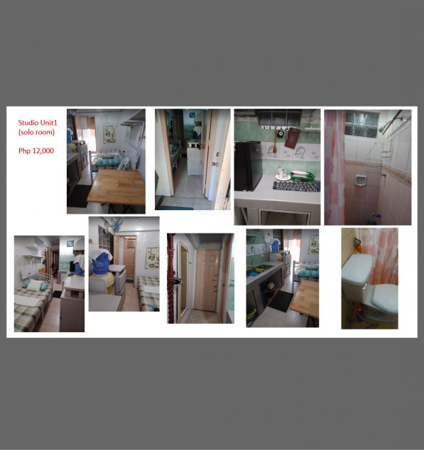 4 Studio Type Apartment Units For Rent In Sampaloc Near UST España, Manila