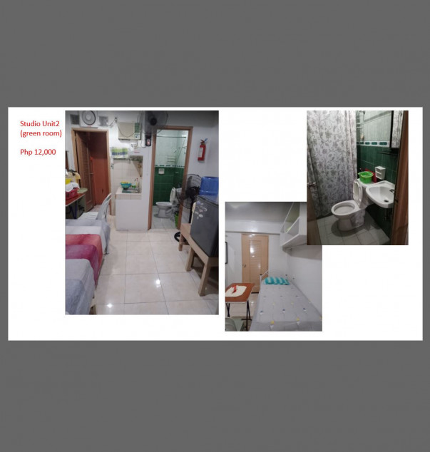 4 Studio Type Apartment Units For Rent In Sampaloc Near UST España, Manila