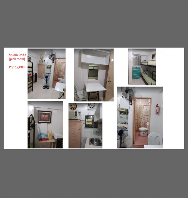 4 Studio Type Apartment Units For Rent In Sampaloc Near UST España, Manila