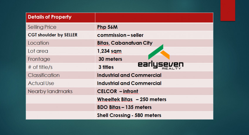 Commercial Property For Sale At Maharlika Highway, Bitas, Cabanatuan City