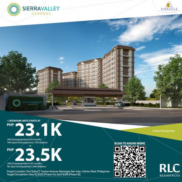 Rent To Own Condo Units At Sierra Valley Gardens Cainta, Rizal