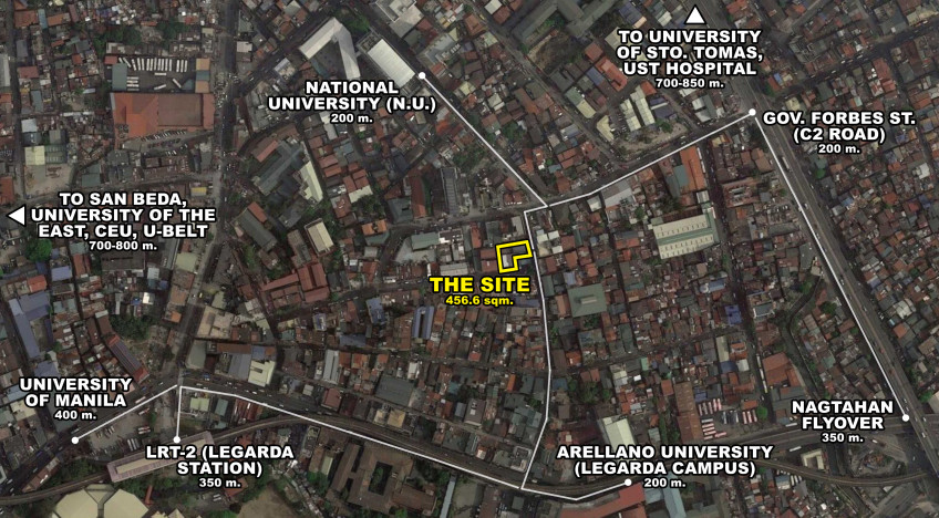 Prime Property Near National University Nagtahan Flyover Sampaloc, Manila For Sale