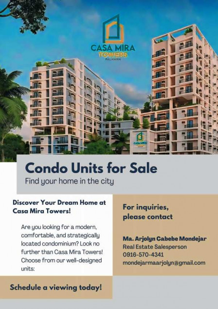 For Sale Casa Mira Condo In Palawan