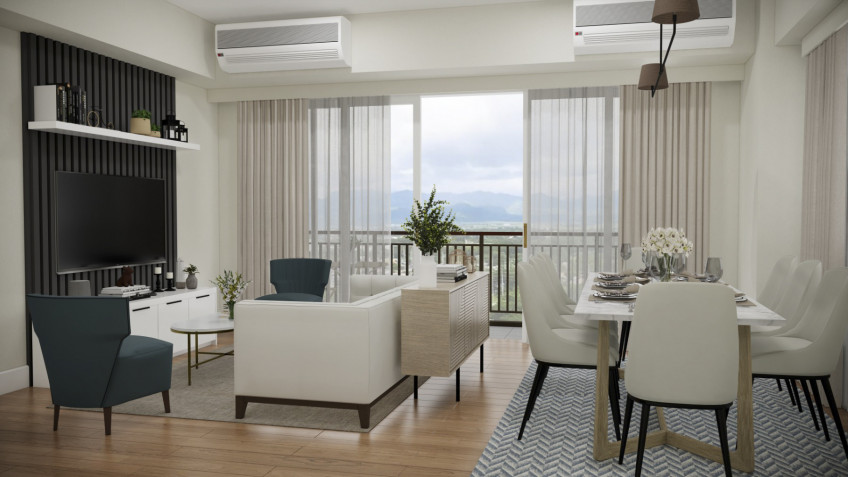 3-Bedroom Condo Unit Pre-Selling | The BenCab By Rockwell At Nepo Center Angeles City, Pampanga