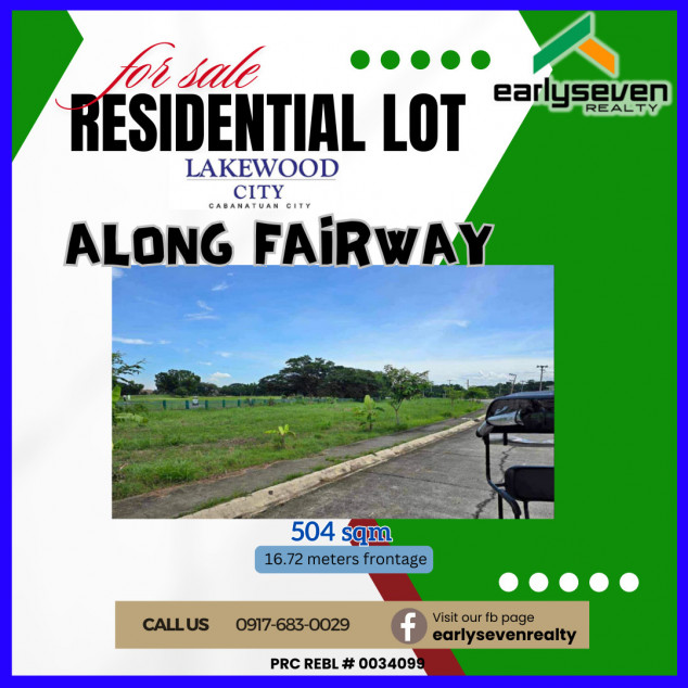 For Sale Residential Fairway Lot In Lakewood Subdivision Cabanatuan City, Nueva Ecija