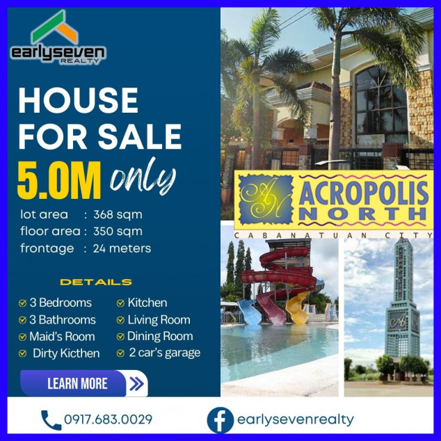 House And Lot For Sale In Acropolis North Subdivision Cabanatuan City