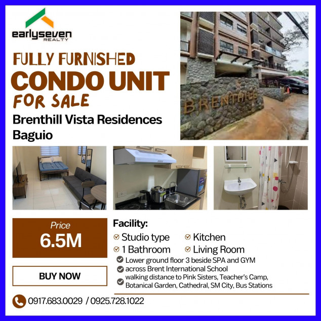 Fully Furnished Condo Unit At Brenthill Vista Residences Baguio City