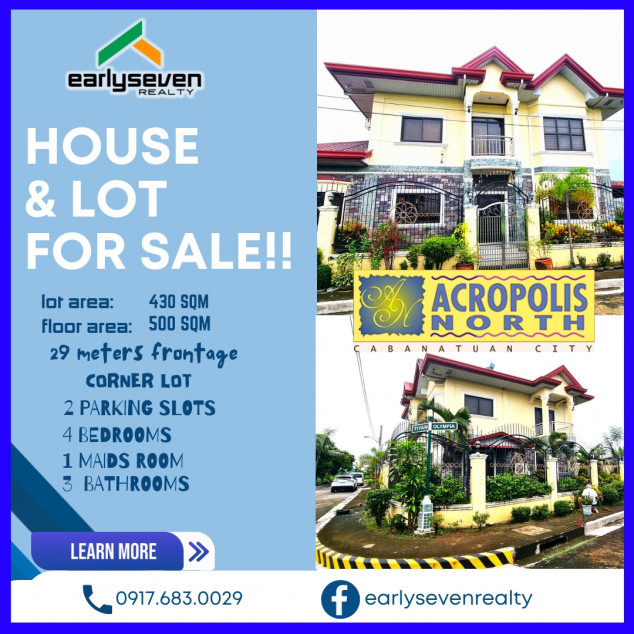 Fully Furnished 2-Storey House In Acropolis North Subdivision, Cabanatuan City
