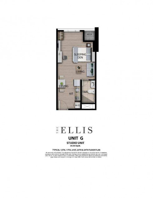 Studio Unit At The Ellis, Makati