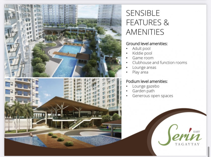 Pre-selling Rent To Own Condo Unit In Serin Tagaytay
