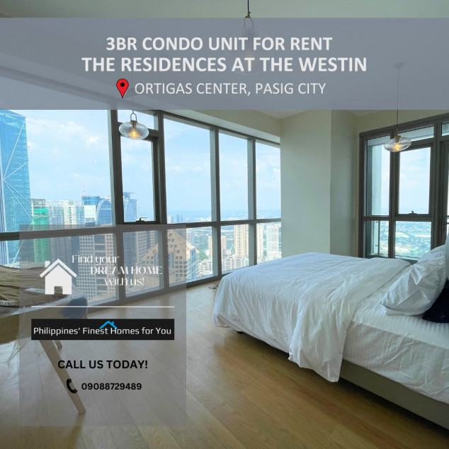 3 Bedroom Brand New Condo Unit At The Residences At The Westin Manila Sonata Place For Sale