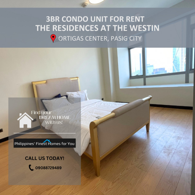 3 Bedroom Brand New Condo Unit At The Residences At The Westin Manila Sonata Place For Sale