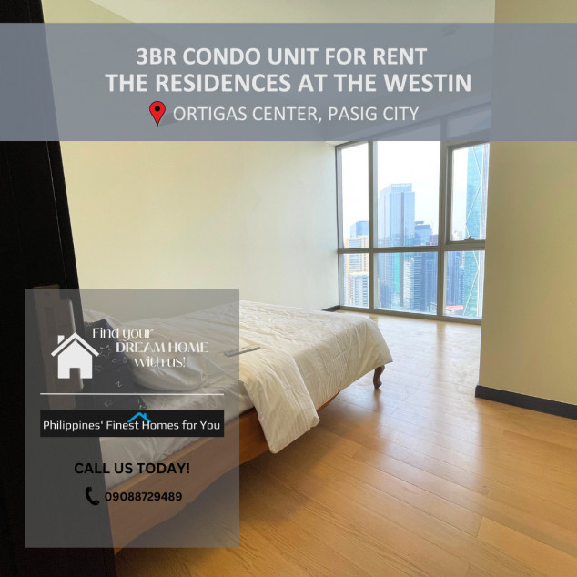 3 Bedroom Brand New Condo Unit At The Residences At The Westin Manila Sonata Place For Sale