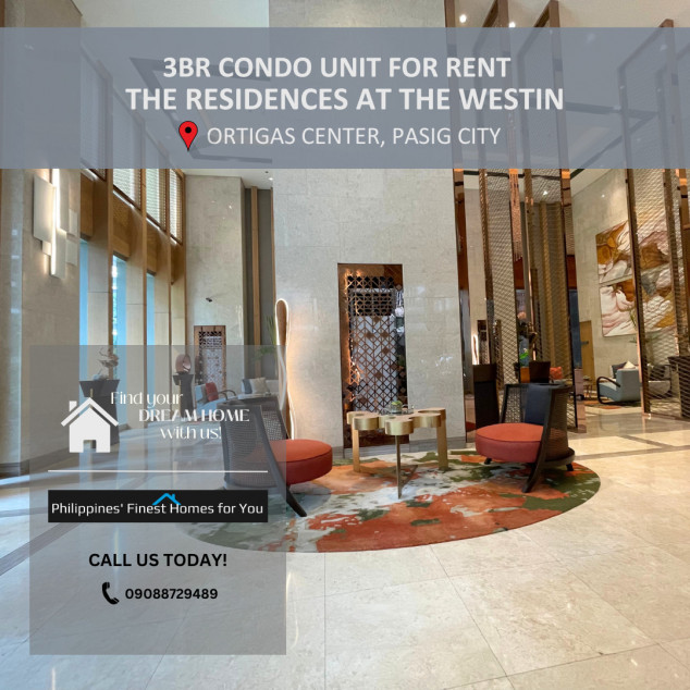 3 Bedroom Brand New Condo Unit At The Residences At The Westin Manila Sonata Place For Sale