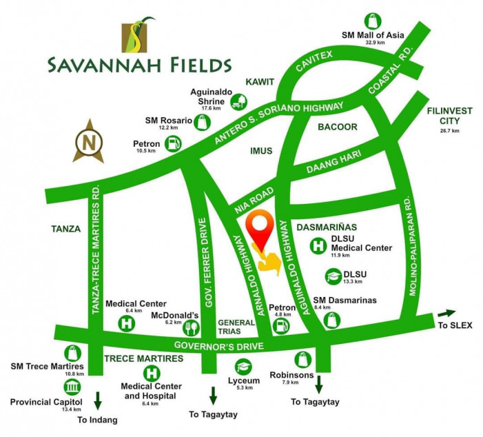 84 SQM Lot For Sale In Savannah Fields General Trias, Cavite