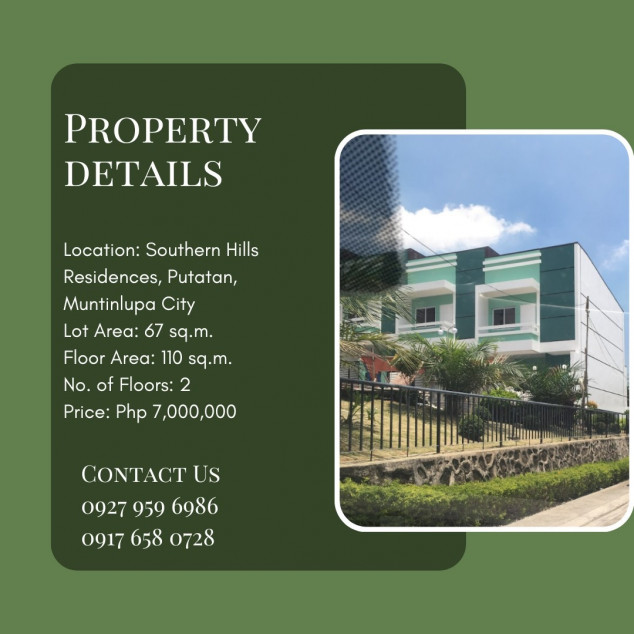 Townhouse for Sale – Muntinlupa