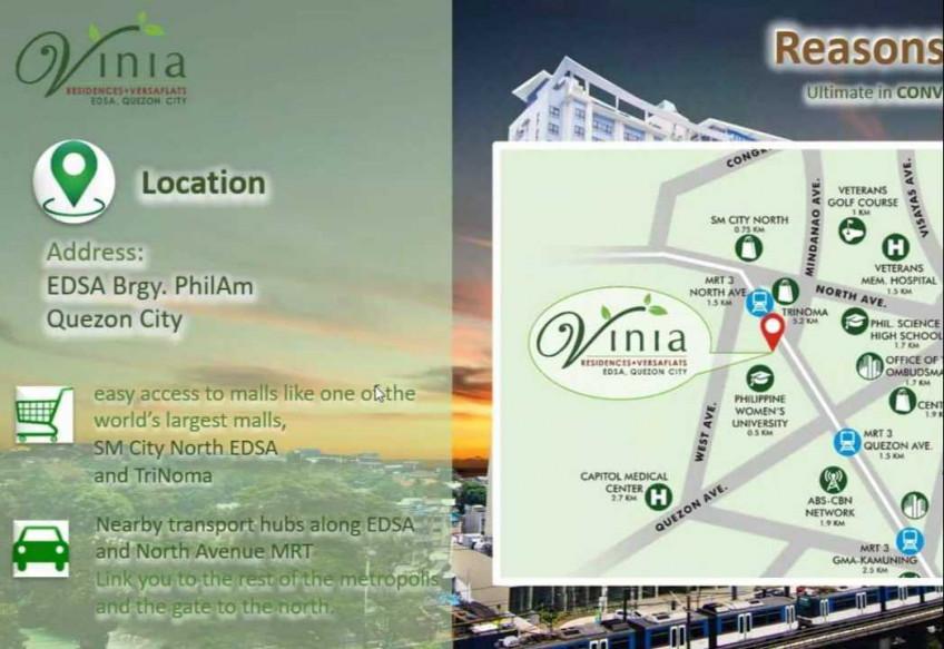 Rent To Own Studio Unit At Vinia Residences, Quezon City