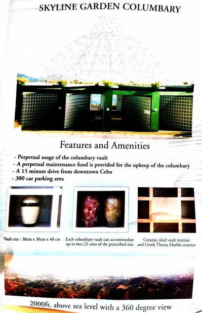 Columbary Slot At Skyline Cebu City—Now Just ₱85,000