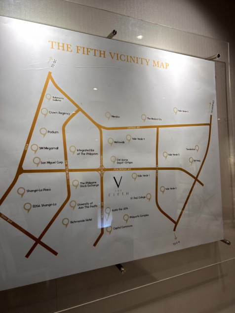 Luxury 1BR Condo With Parking For Sale At The Fifth, Meralco Avenue, Ortigas Center