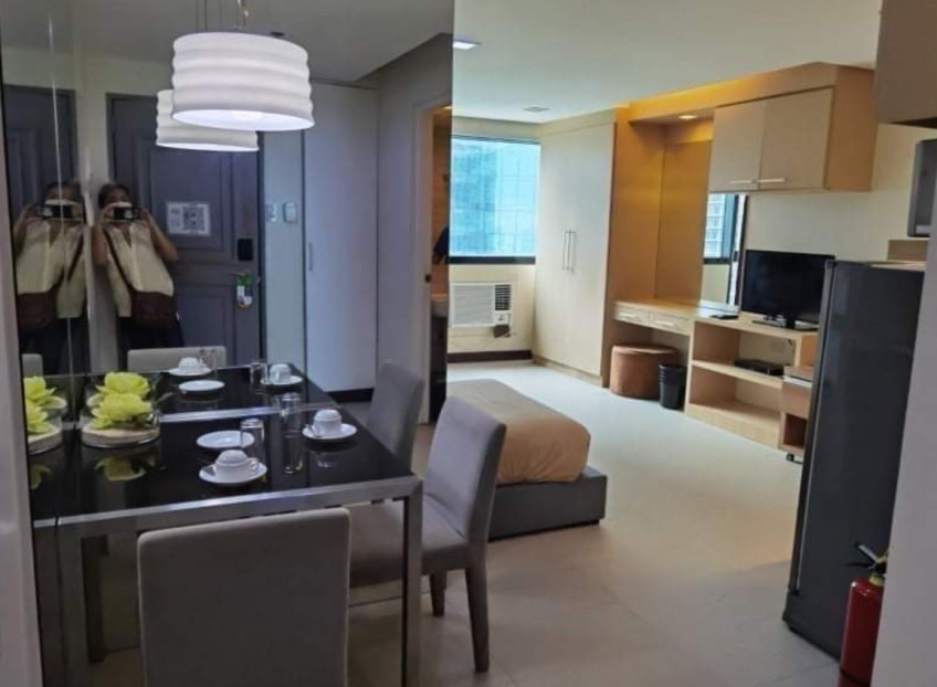 Furnished Unit With 2 Single Beds For Rent/Sale In BSA Twin Towers, Mandaluyong City
