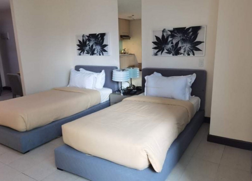 Furnished Unit With 2 Single Beds For Rent/Sale In BSA Twin Towers, Mandaluyong City