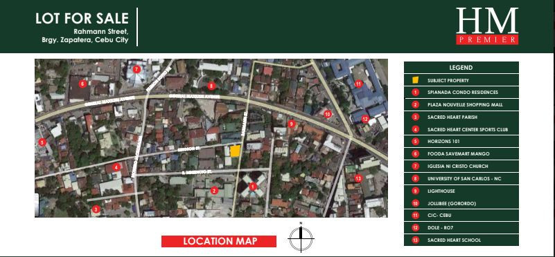 PROPERTY # 813 - For Sale 604 SQM Commercial Lot in Rahmann Street, Ramos, Cebu City