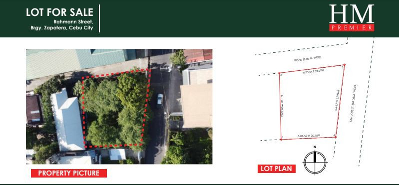 PROPERTY # 813 - For Sale 604 SQM Commercial Lot in Rahmann Street, Ramos, Cebu City