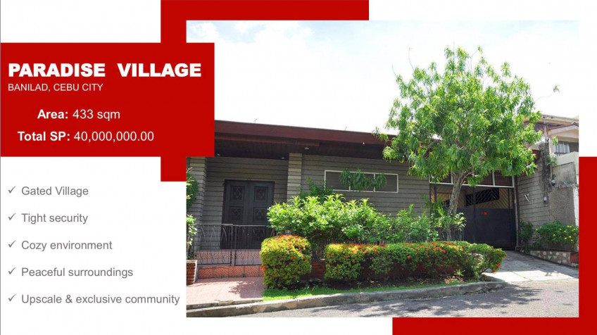 PROPERTY # 5048 - House for Sale in Paradise Village, Banilad, Cebu City