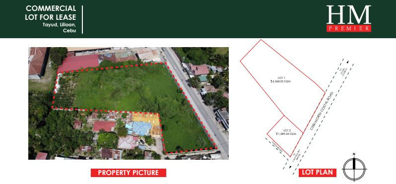 Property# 7044 -For Rent Commercial Lots in Tayud, Liloan, Cebu