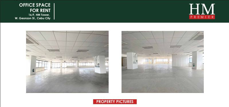 Property # 7072 -  For Rent Office in HM Tower, W. Geonzon St., Cebu City