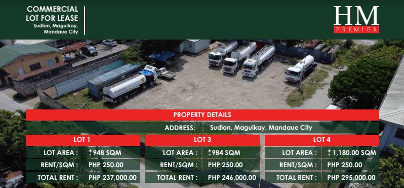 PROPERTY # 7077 - For Rent Lot in Sudlon, Maguikay, Mandaue City