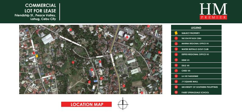 PROPERTY # 7079 - For Rent Commercial Lot in Peace Valley, Lahug, Cebu City