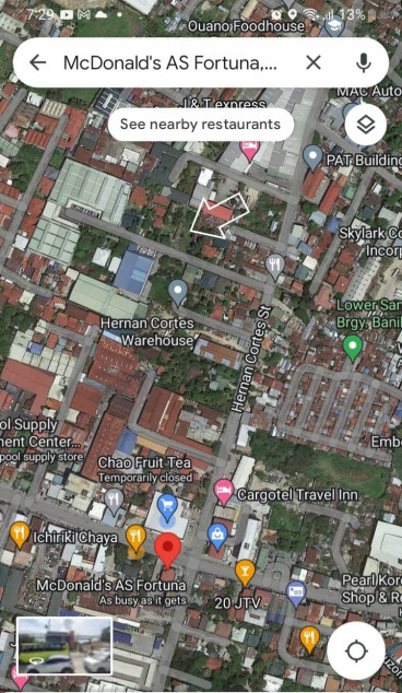 PROPERTY # 8003 - For Rent Lot for Warehouse in Hernan Cortes, Mandaue