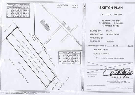 PROPERTY # 8057 - For Sale Lot in Sudtunggan Road, Basak, Lapu-Lapu City