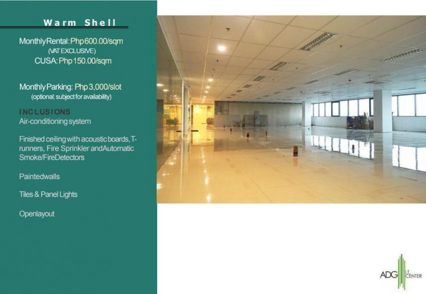 PROPERTY # 8065 - Office Space for Lease at ADG IT Center, Subangdaku, Mandaue City