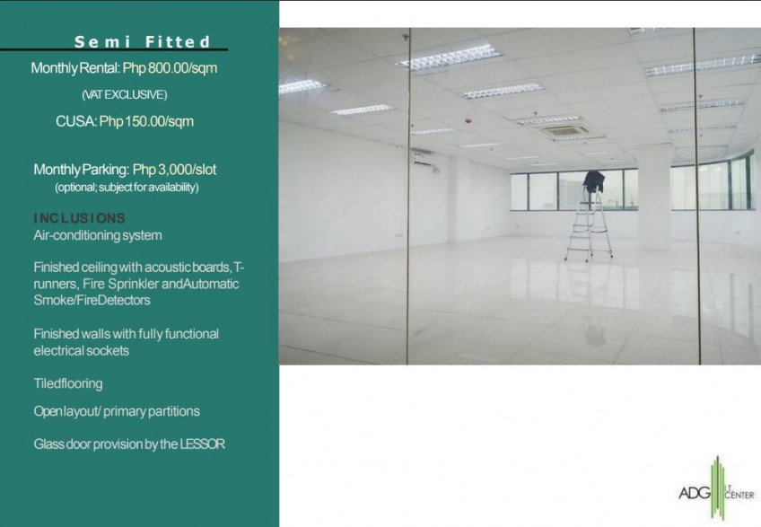 PROPERTY # 8065 - Office Space for Lease at ADG IT Center, Subangdaku, Mandaue City