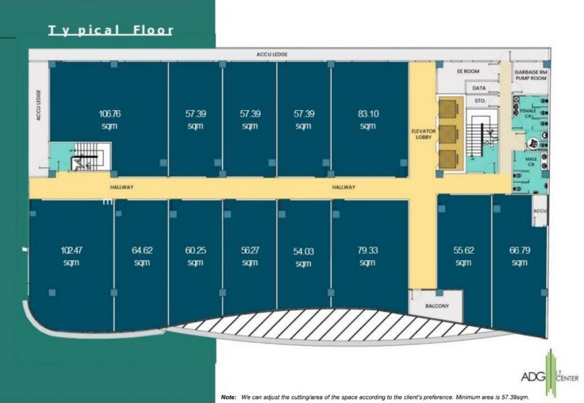 PROPERTY # 8065 - Office Space for Lease at ADG IT Center, Subangdaku, Mandaue City