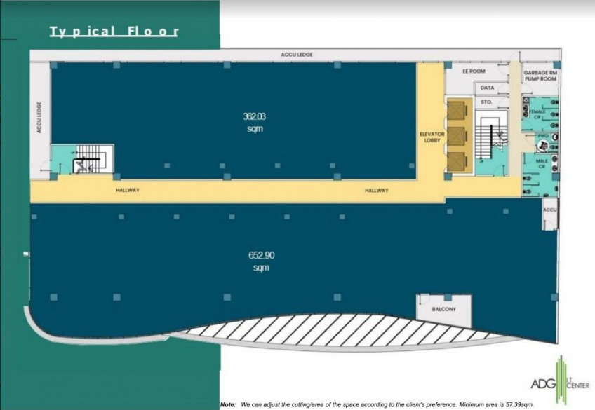 PROPERTY # 8065 - Office Space for Lease at ADG IT Center, Subangdaku, Mandaue City