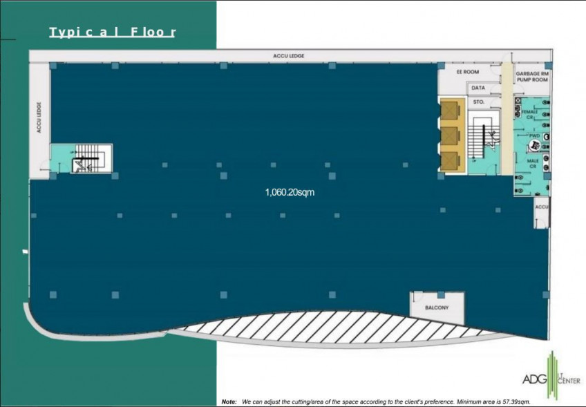 PROPERTY # 8065 - Office Space for Lease at ADG IT Center, Subangdaku, Mandaue City
