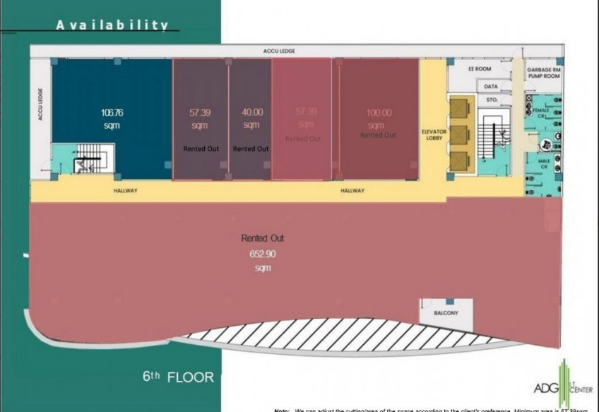 PROPERTY # 8065 - Office Space for Lease at ADG IT Center, Subangdaku, Mandaue City
