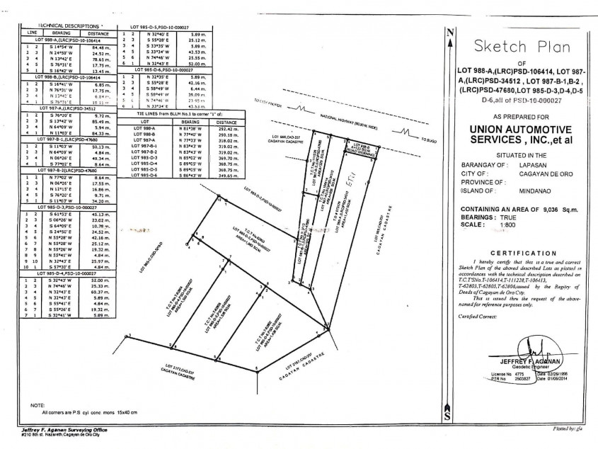 PROPERTY # 9023 - For Rent Lot In Lapasan, Cagayan De Oro, Misamis Oriental