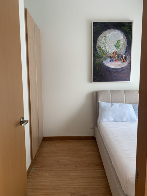 RFO Clean Title Furnished 1BR With Balcony For Sale At Madison Park West BGC Taguig