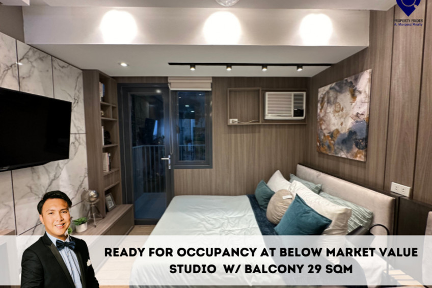 Condominium For Sale Near Clark Pampanga Ready For Occupancy Studio w/ Balcony