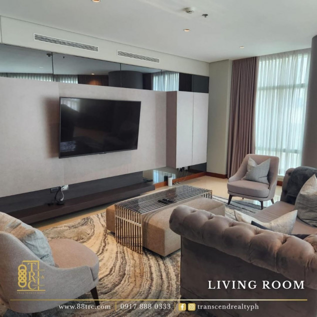Two Roxas Triangle 3 Bedroom Unit for Sale