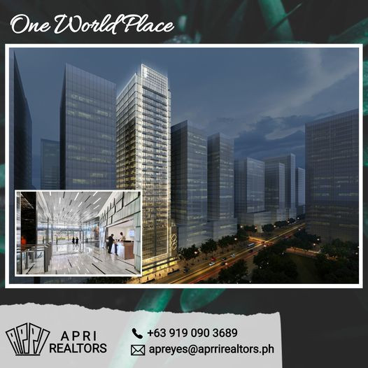 For Rent Office Space At One World Place, BGC