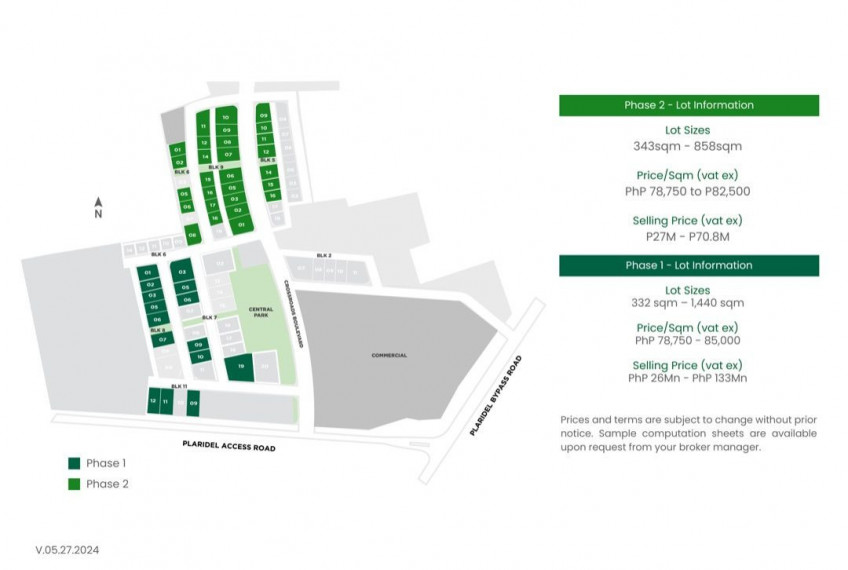 Crossroads Ayala Land Commercial Lots Plaridel Bulacan Lot near NLEX