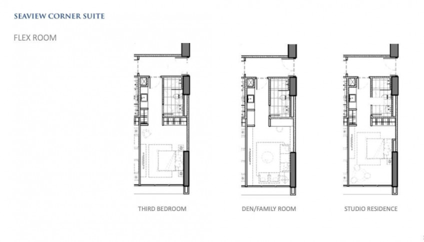 The Residences Azuela Cove 3br CornerSeaview Davao